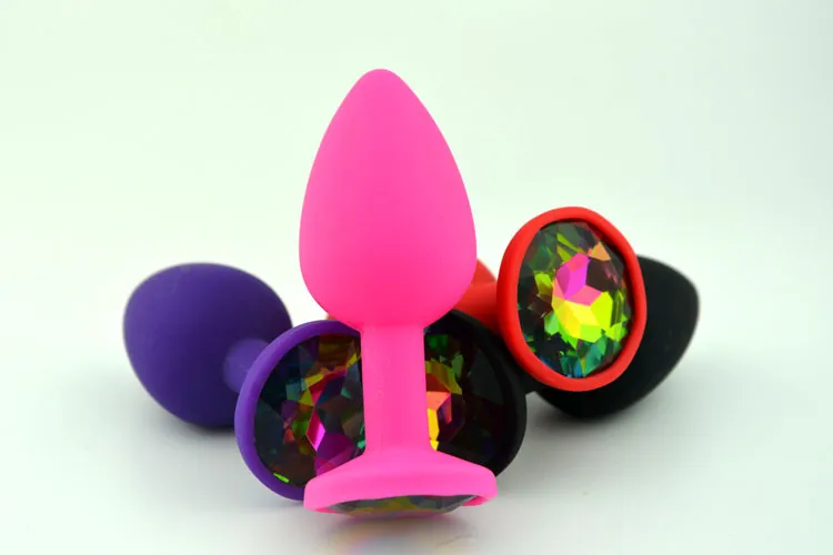 Mini jouets sexuels anaux en Silicone pour femmes et hommes, bijoux érotiques en cristal, perles de butin pour adultes, produits pour l'anus