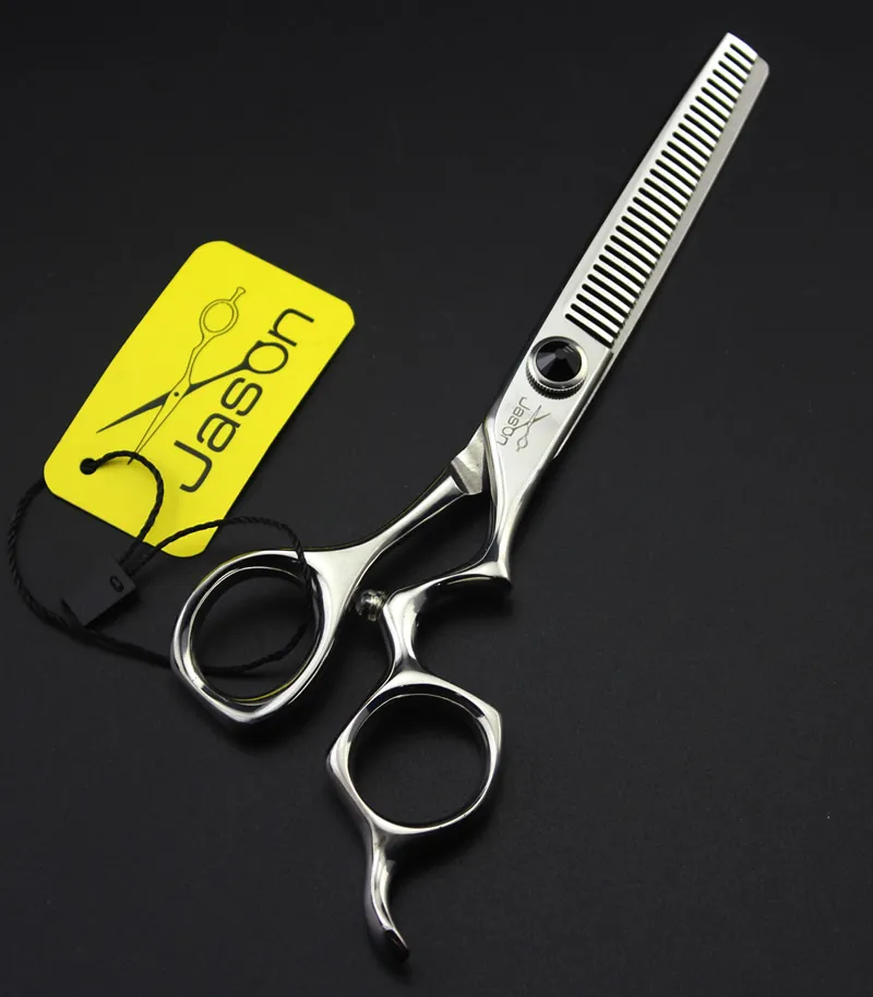 6.0inch Jason Professionell Frisör sax Kit Skärning Tunning Saxar JP440C Hår Saxar Hair Shears Barber Saxar, LZS0529