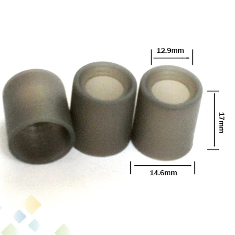 Wide Bore Silicone Test Caps Disposable Drip Tip Cover Gray Rubber Mouthpiece Tester For Smoking Accessories DHL Free