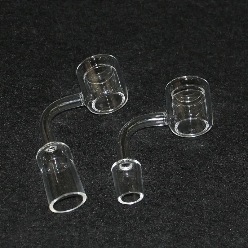 Rökning XXL 28mm Ytterdiameter 17 mm inuti Kvarts termiska dubbelrör Banger Nails 10/18 / 18mm För glasvattenspipor Oljeplattor Bongs