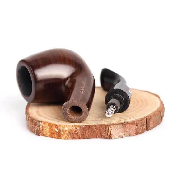New Ebony Curved Filter Mini Small Tuba Ebony Wooden Hammer Handled Men Men Portable