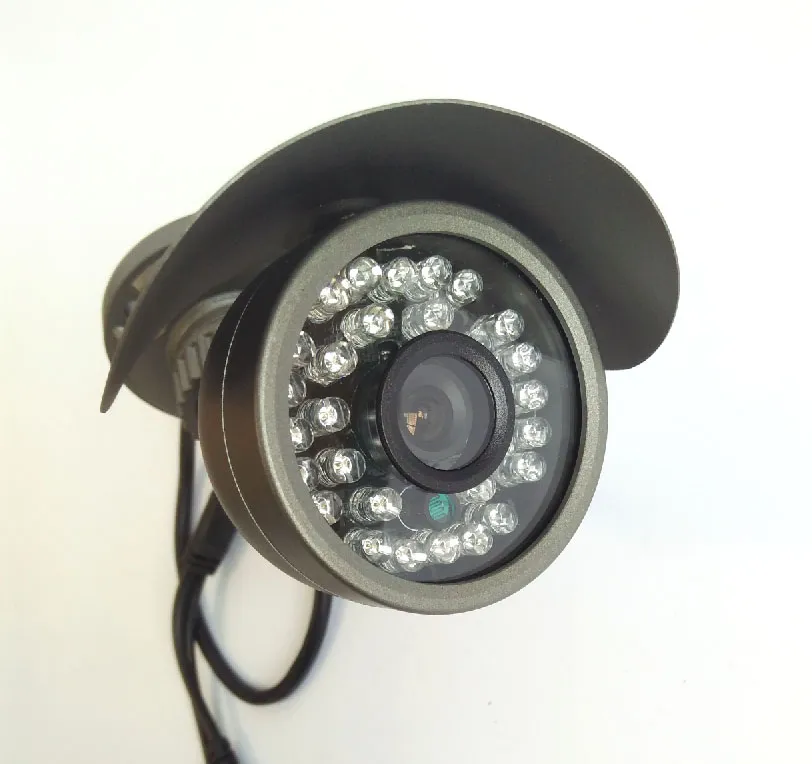 アナログCMOS 700TVL防水CCTVカメラ屋外屋内ナイトビジョン弾