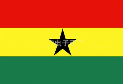 Ghana Flag Nation 3ft x 5ft Banner in poliestere Flying150 * 90cm Bandiera personalizzata In tutto il mondo All'aperto in tutto il mondo