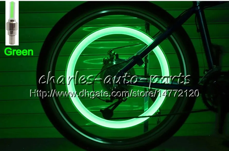 1usd LED Flash Light Light Bike Wain Cap Light Car Rower Motorbicycle Motorcycle LED Koła Lampa Opona Lampka samochodowa 9 Colo3531913