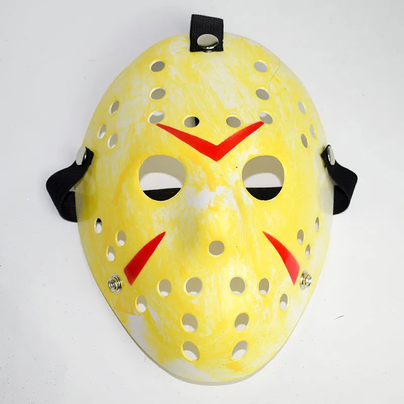 Maschere mascherate Maschera di Jason Voorhees Venerdì 13 Film horror Maschera da hockey Spaventoso Costume di Halloween Cosplay Festival Maschera da festa WX9-75