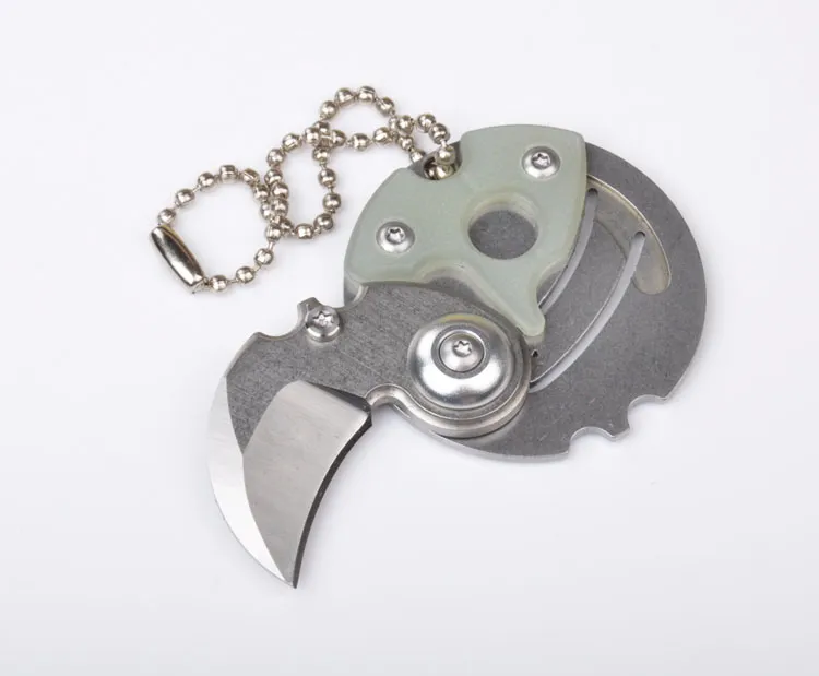 1 Stück Panchenko Coin Claw Folder Knife Satin Tumbled MidTech Slip Joint Neck Schlüsselanhänger Messer Tactical Survival EDC Knife Ret9925439