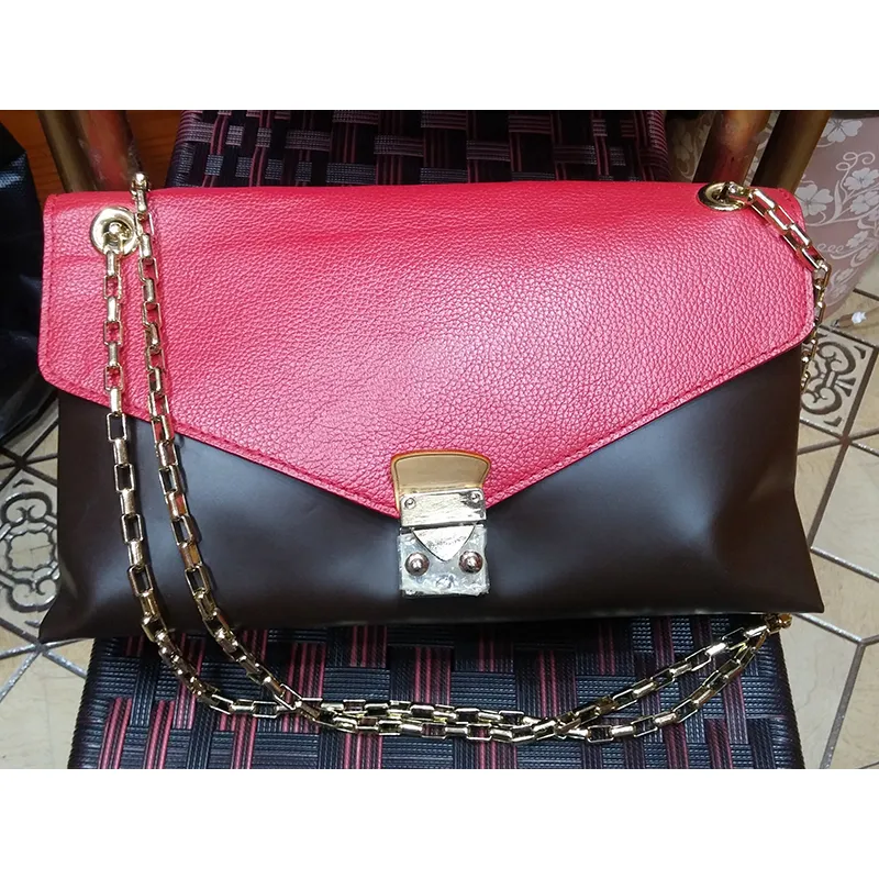 Designer Pallas Chain Bag Mulheres Bolsas Mulher 100% Couro Genuíno Bolsas de Ombro Moda Bolsa Pallas M41246 m41201 M41203 M41223