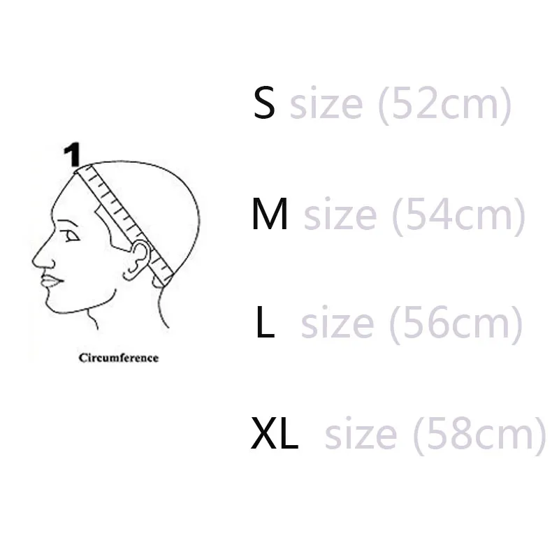 Högkvalitativ spetsar Wig Cap för att göra peruker med justerbar rem på baksidan Vävningslocket Black Glueless Wig Caps