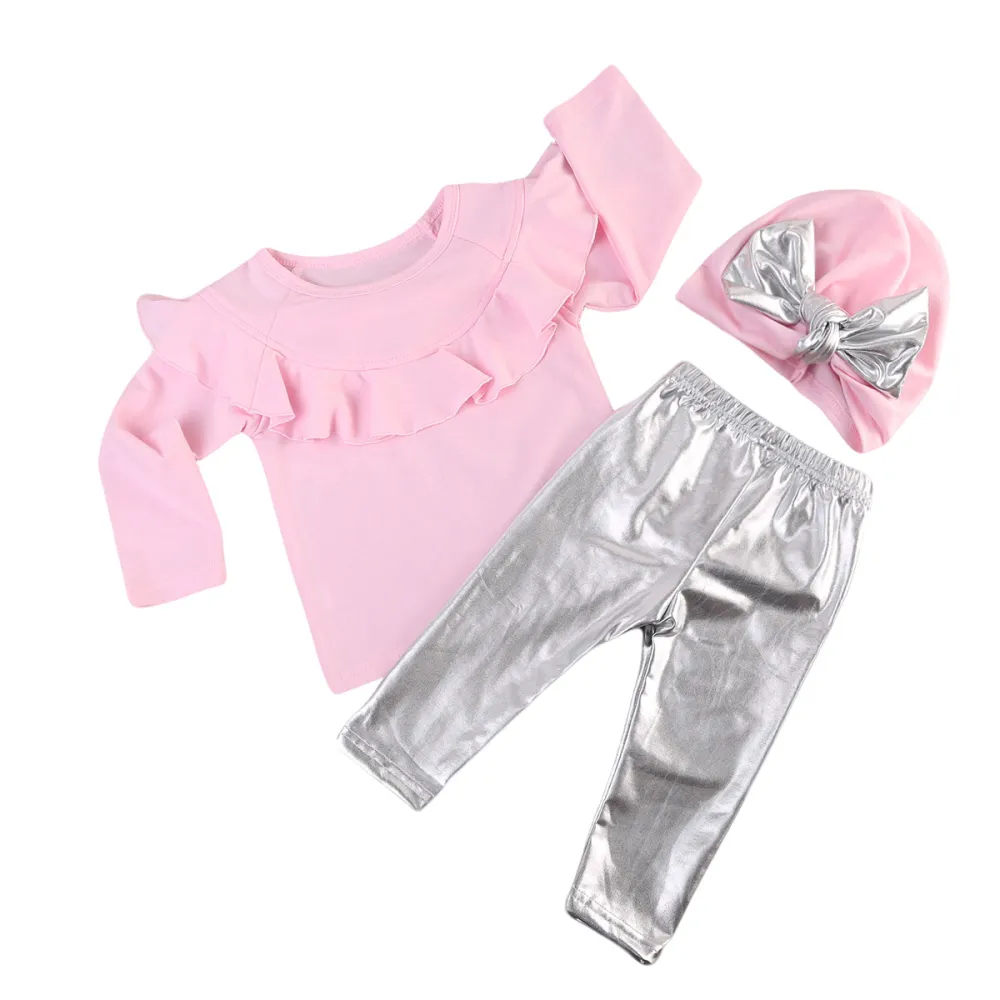 Pants Baby Girl Leggings And Tops New Baby Girl Clothes Set Long