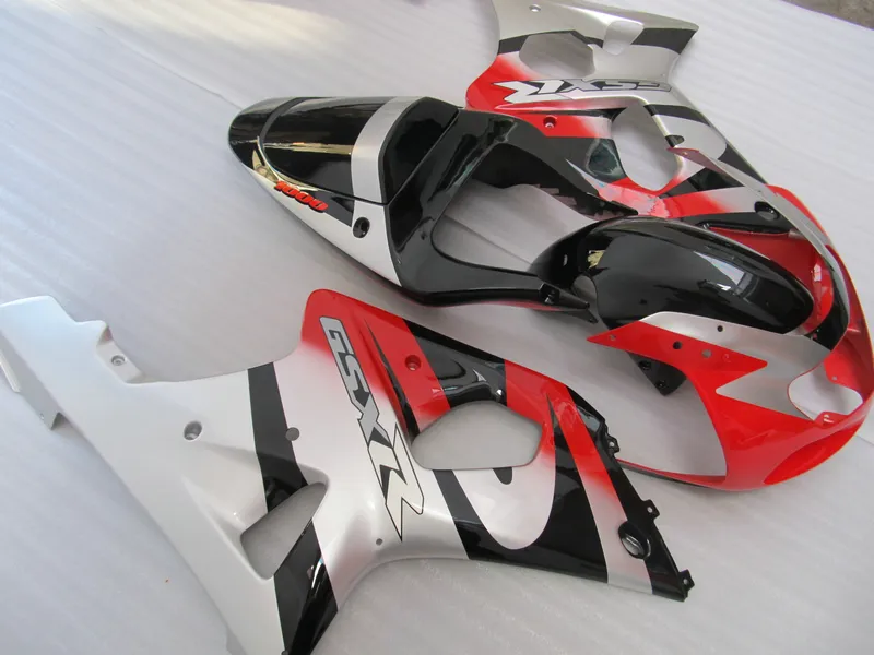 Motorfiets Fairing Kit voor Suzuki GSXR1000 00 01 02 Silver Red Black Backings Set GSXR1000 2000 2001 2002 OT05