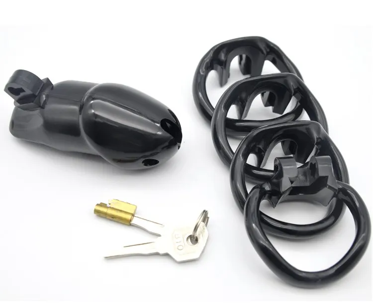 Latest Design 100% Resin Belt Cock Ring Penis Lock BDSM Sex Toys For Men Bondage Device Cock Cage6781566