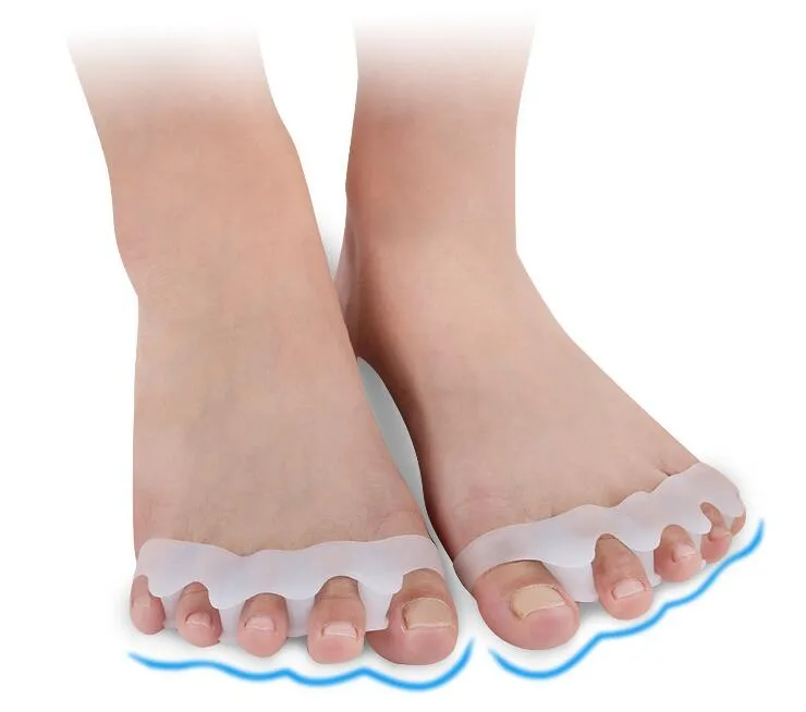 Großhandel Einzelhandel Fußpflege Werkzeug Zehen Hallux Valgus Korrektor Gel Silikon Bunion Corrector Zehenschutz Glätteisen Spreizer Separator