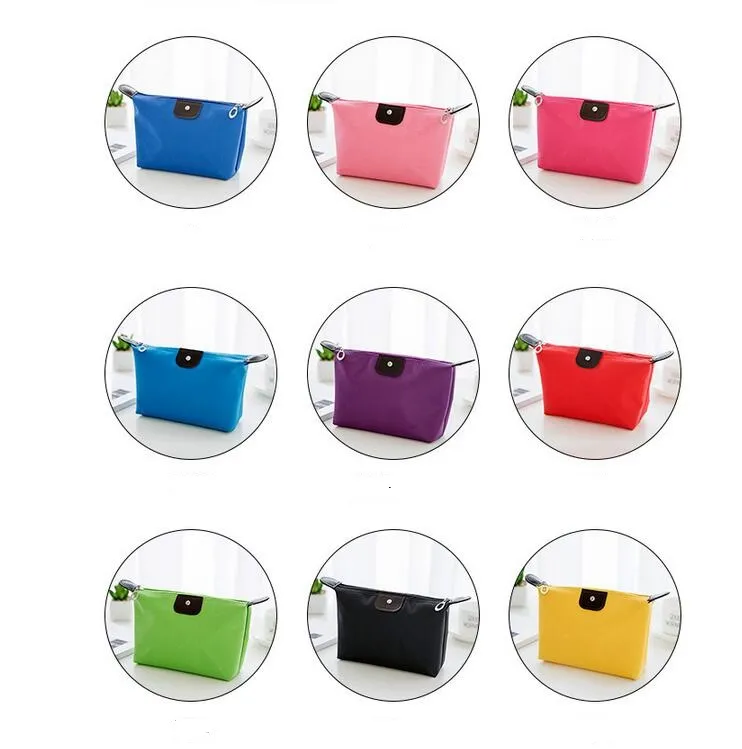Nylon Makeup Bag Cosmetic Bag Pouch Clutch Handbag For Travel