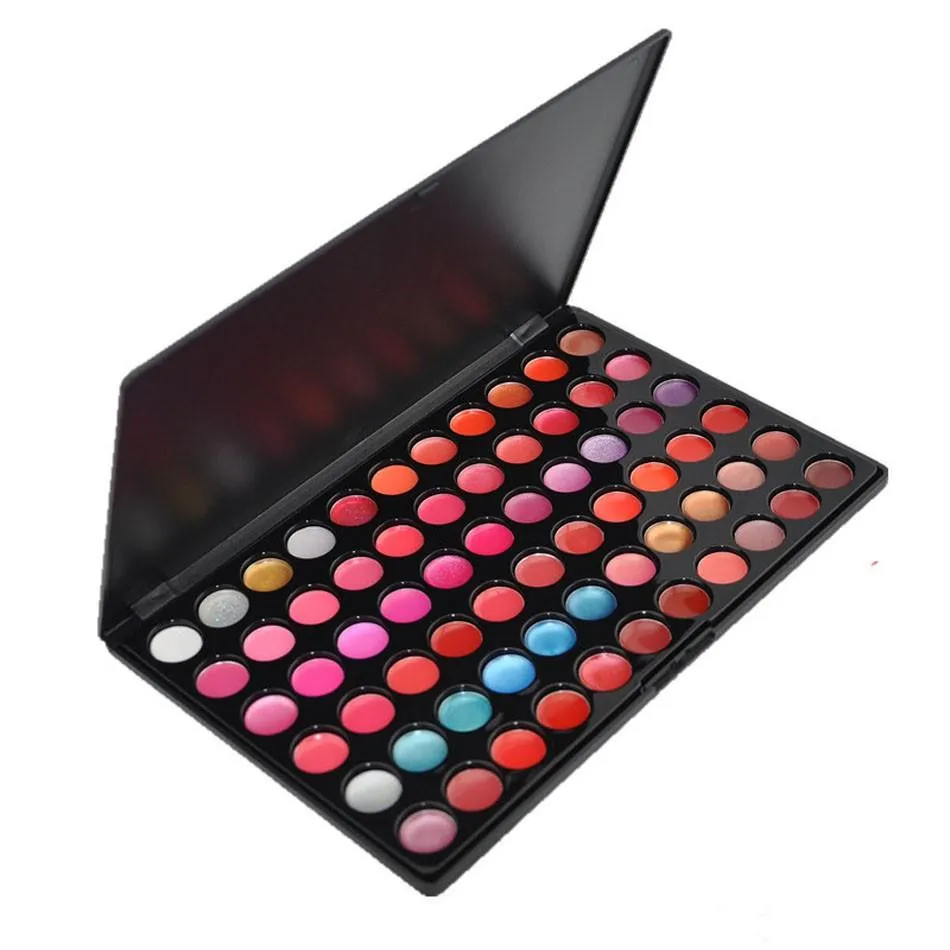 66 Farben Lipgloss Lippenstift Palette Nude Feuchtigkeitscreme Lippenstift Professionelles Make-up Kosmetisches Lippenprodukt für Fotostudio