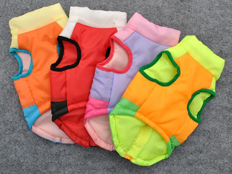 New Winter Warm Pet Dog Clothes Vest Harness Puppy Coat Jacket Apparel Large 