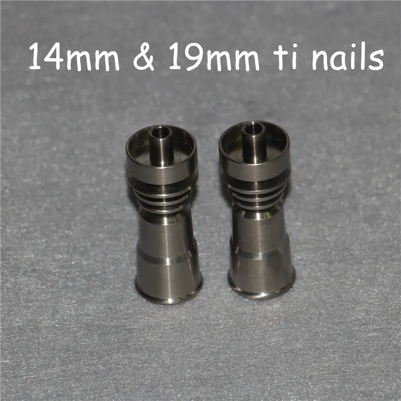 High quality Domeless Titanium smoke nails Ti Nail 14mm 18mm Female Grade 2 high quality smoking E-cig Accessory