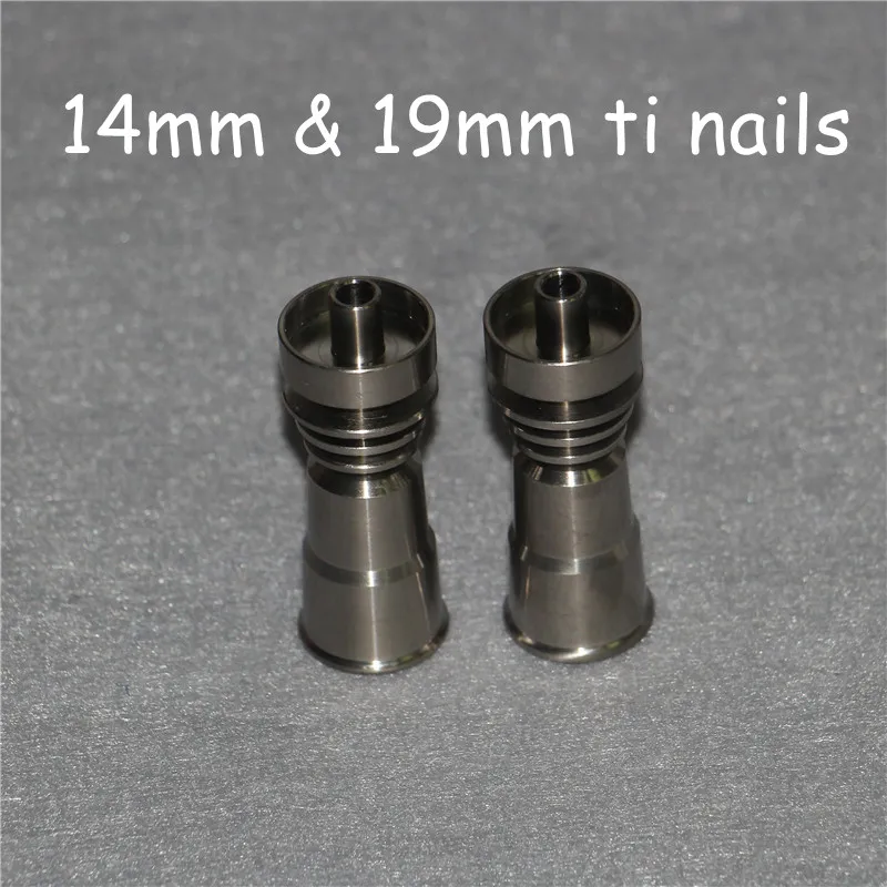 고품질 Domeless 티타늄 연기 손톱 Ti 못 14mm 18mm 여성 급료 2 고품질 연기가 나는 전자 담배 부속품