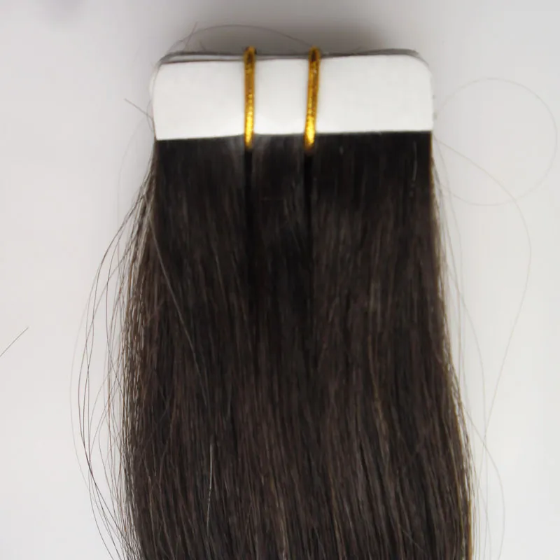 Remy Seamless Tape Skin Weft Human Hair Extensions 16" 30g 18" 40g20" 50g22" 60g24" 70g Tape In Human Hair Extensions