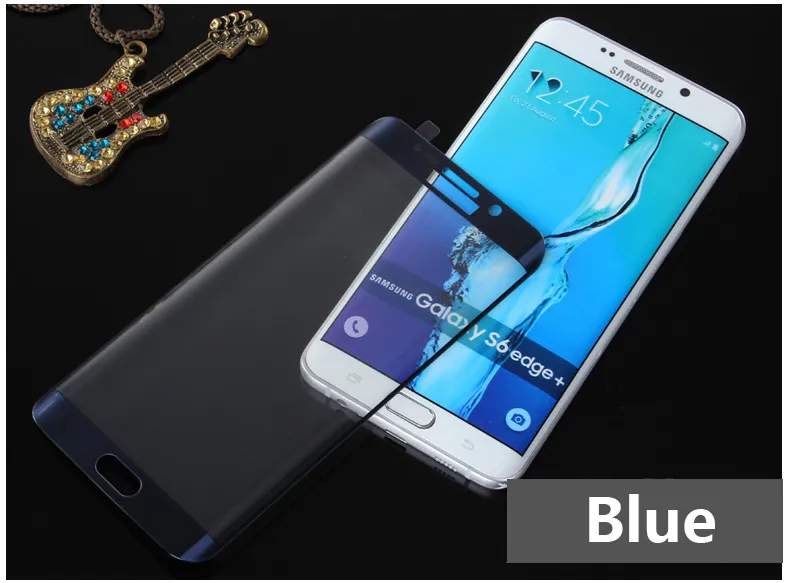 S6 Edge tempered glass film For samsung galaxy S6 Edge 3D curved full cover tempered glass phone screen protector film