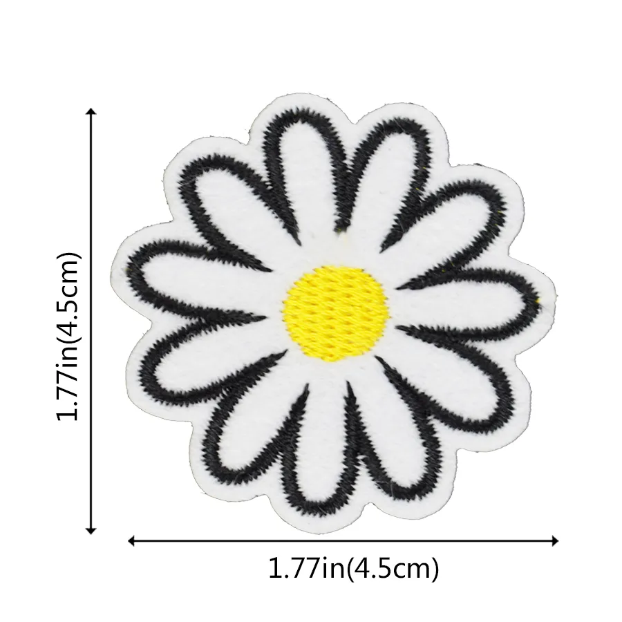 Diy patches for clothing iron embroidered patch applique iron on patches sewing accessories badge stickers on clothes bag DZ-027303y