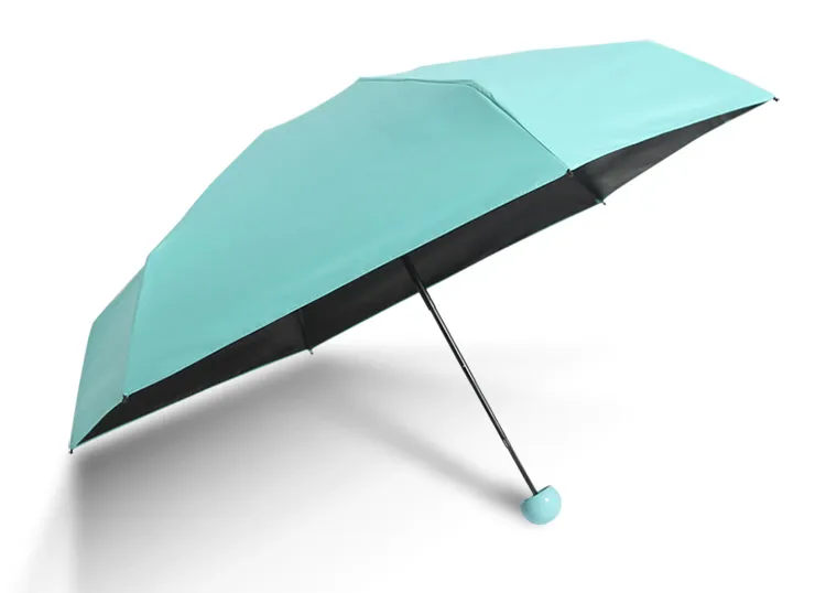 Jakość kapsułki Mini kieszeni parasol przezroczni Men039s parasol wiatroodporne składane parasole kobiety kompaktowe parasole deszczowe 3414008