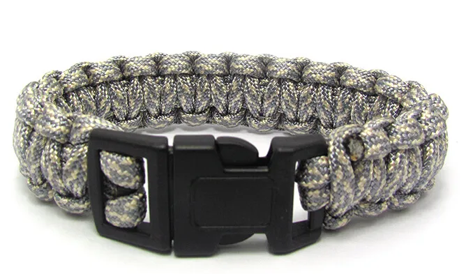 당신이 선택한 새로운 믹스 색상 자기 구조 Paracord 낙하산 코드 팔찌 Survival bracelet 캠핑 여행 키트