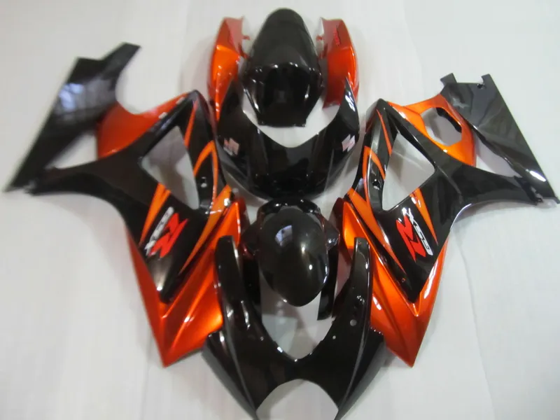 ABS Plastic Fairing Kit voor Suzuki GSXR1000 07 08 Wijnrood Black Backings Set GSXR1000 2007 2008 OT18