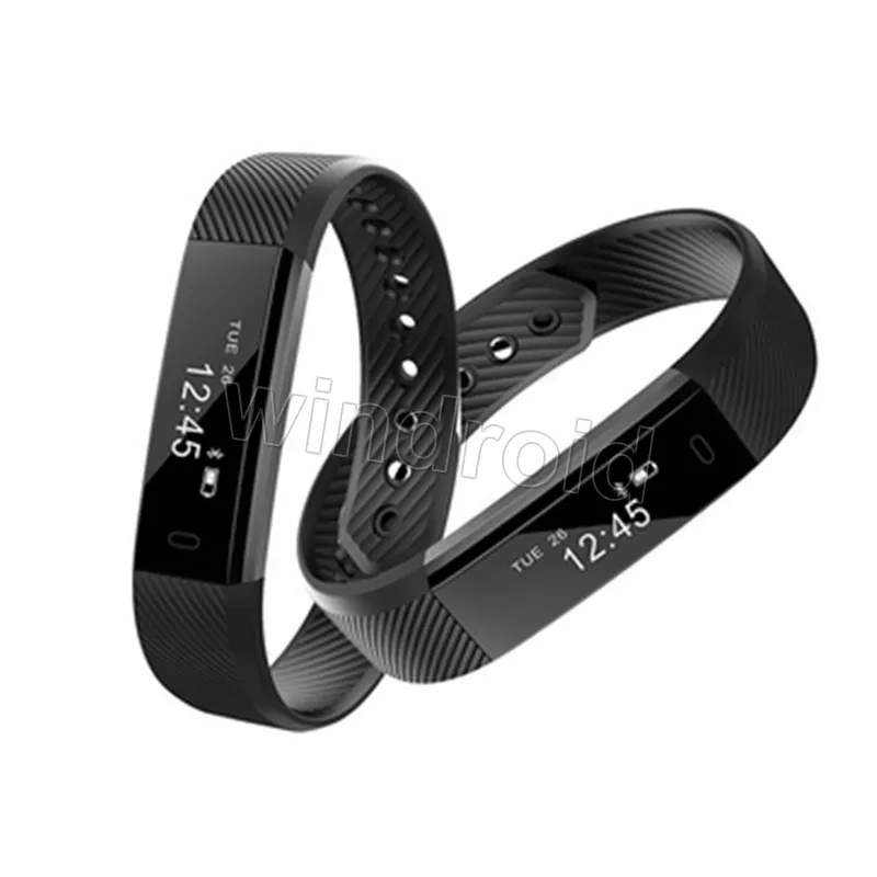 S115 HR S 115 HR Sport Smart Band Smartband Braccialetto Wristband Wristband Monitor Fitnesst Tracker Bluetooth Smartwatch IOS Android