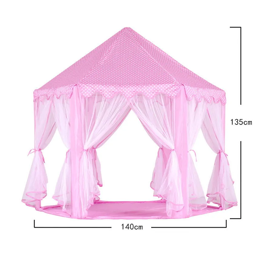 Partihandel Baby Girl Princess Play Tent Playhouse Children Children Outdoor Toys Gift1195156