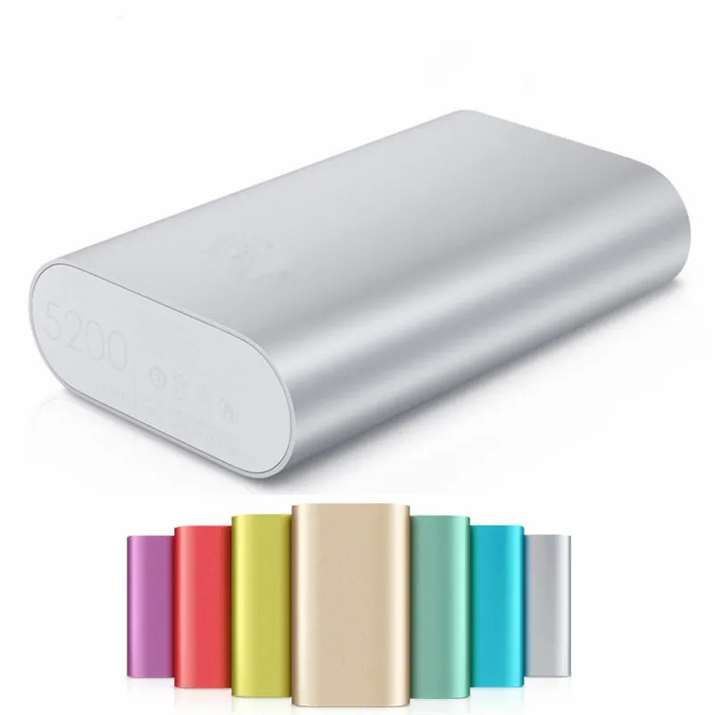 Ny varm (anpassad logotyp) Telefon Portable Batteri Universal Laddare Universal Powerbanks 5200mAh Power Bank 30pcs / Lot