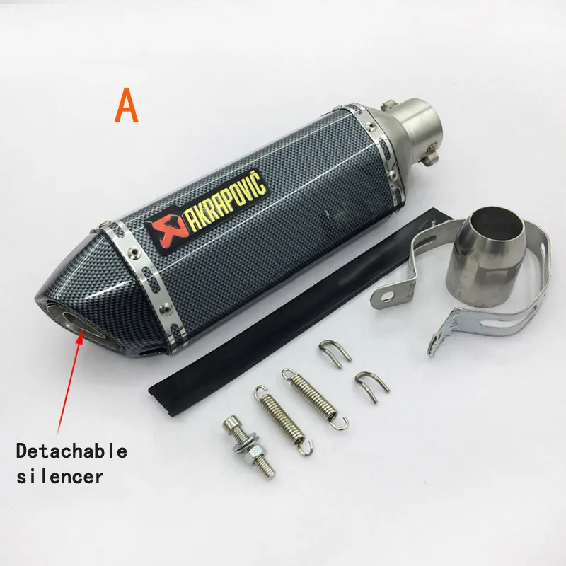 Inlet ID 51mm Length 370mm Small Hexagon Motorcycle Exhaust Pipe Motorbike Muffler Escape With Db Killer From Bestmuffler 51.26 DHgate.Com