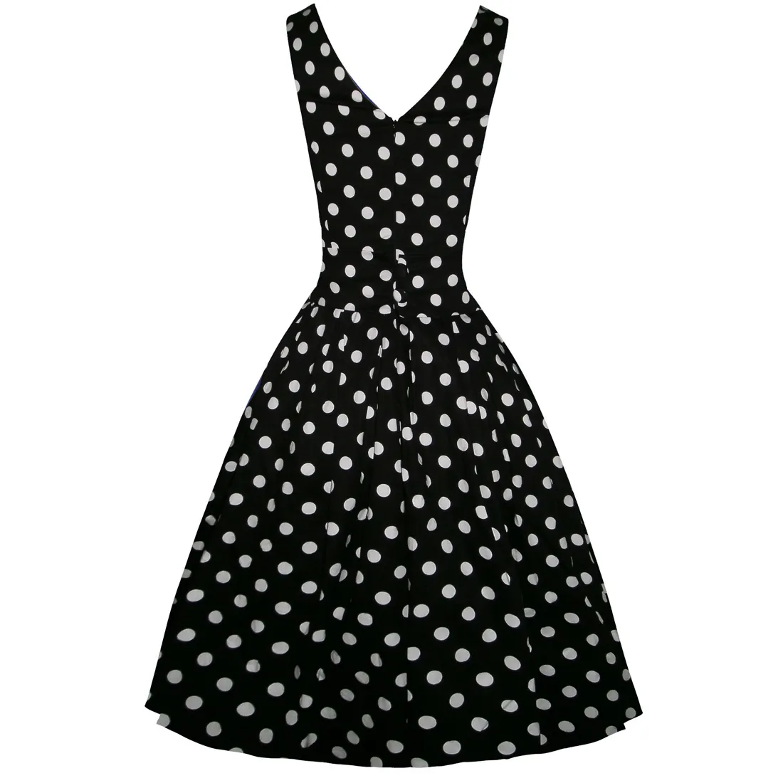 1940er 50er Jahre Polka Dots Audrey Flared Swing Skaters Wiggle Kleider Cocktailpartykleid Vintage Kleid FYV0298301463