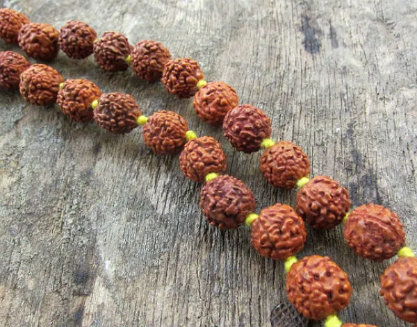 Bodhi Necklaces108 Mala Beads Heart Chakra Necklace Yoga Meditation Rudraks