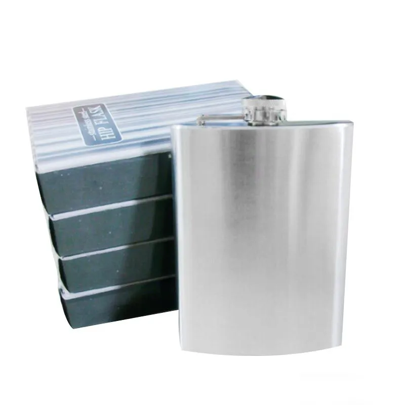 FDA Tested 8oz stainless steel Hip flasks pocket flask wine flask liquor flaskwedding gift laser welding2418230