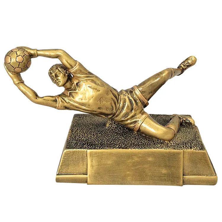 2016 18k Gold Resin World Cup Award Football Soccer Ball Best