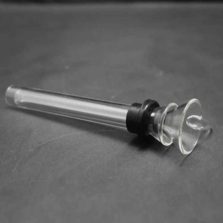 Glass Replacement Slide for Base Water Pipes Base beakers Come with Two Parts Different Length Glass Bowl Kit