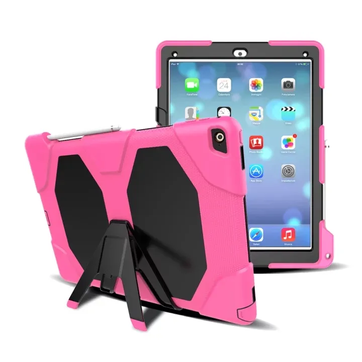 Militaire Heavy Duty Shockproof Robuust Impact Hybrid Tough Armor Case voor Ipad Mini Galaxy Tab T350 T280 T290 T377 T387 T710 / 