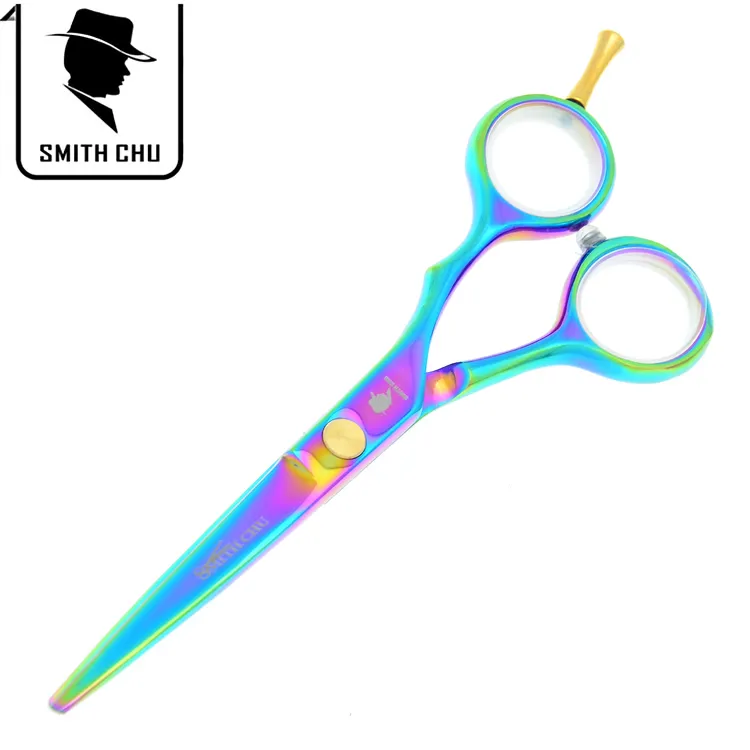 5.5 Pouce SMITH CHU New Tesouras En Acier Inoxydable Ciseaux De Cheveux Ciseaux De Coupe Ciseaux De Coiffeur Barber Hair Tool Livraison Gratuite, LZS0047