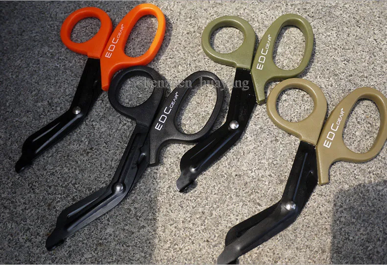 EMT EDC GEAR TACTICAL RESCUE SCISSOR TRAUMA GAUZE IFAK緊急救急救急剤屋外救急救命士包帯Tijera Rescate4596831