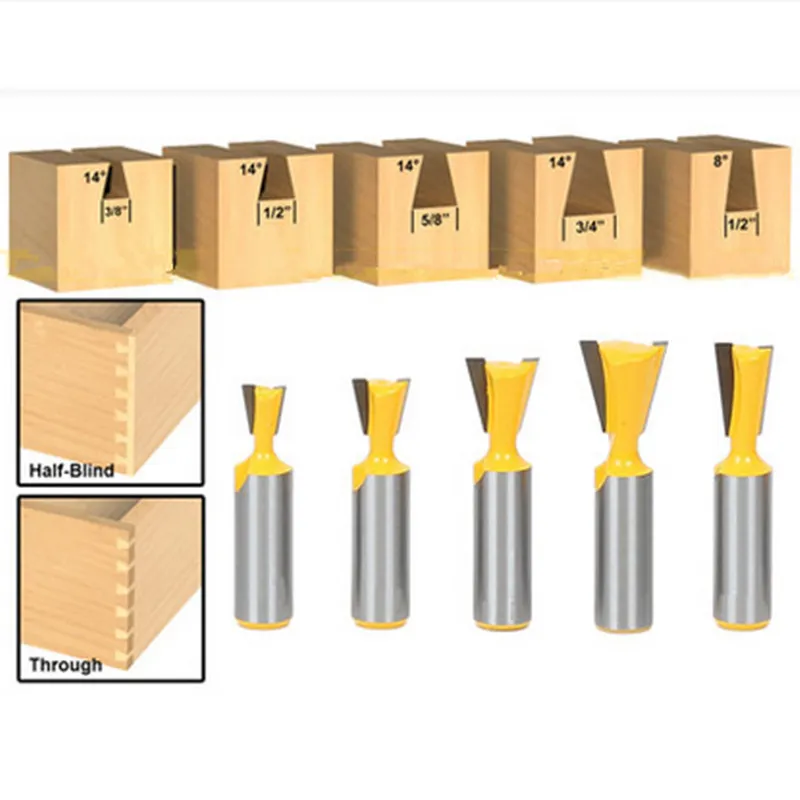 Dovetail Milling Cutter Woodworking Router Bit Cutters For Wood Tools Fresas Para Router Madera Freze Ucu7045323