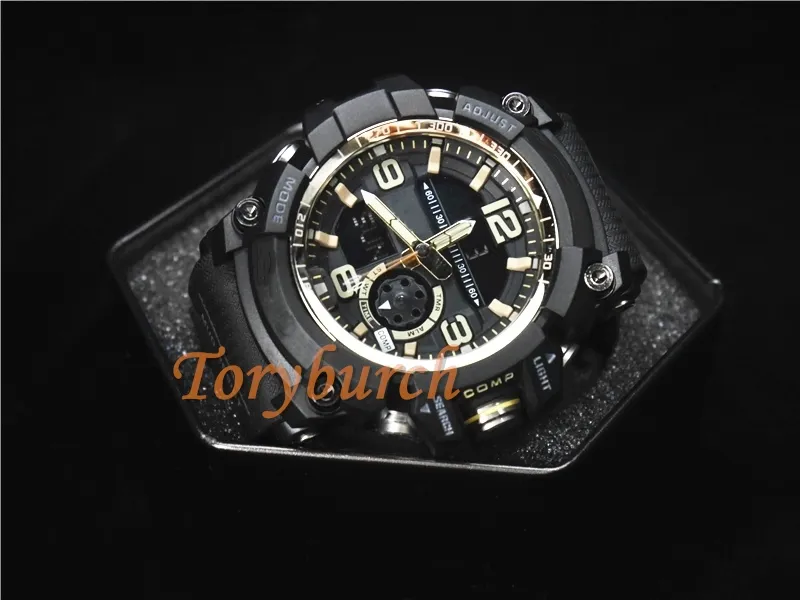 Toppkvalitet Relogio Compass Temp Outdoor Army Men's Sports Watch Milit￤r Alla funktioner motst￥r vattenbest￤ndigt armbandsur190w