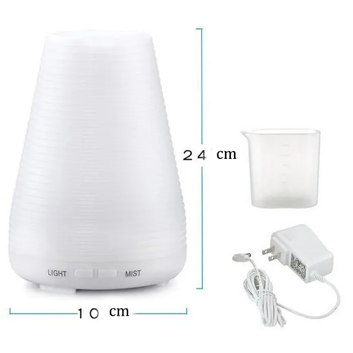 2017 New Hot 12V 7w Aroma Diffuser Colorful Night Light Ultrasonic Mute ...