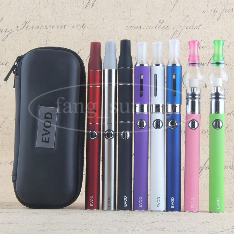 Super Dry Herb Vaporizer Electronic Cigarettes eGo 3 in 1 Starter Kit with Herbal Wax Eliquid Vaporizer Pen Evod Battery 