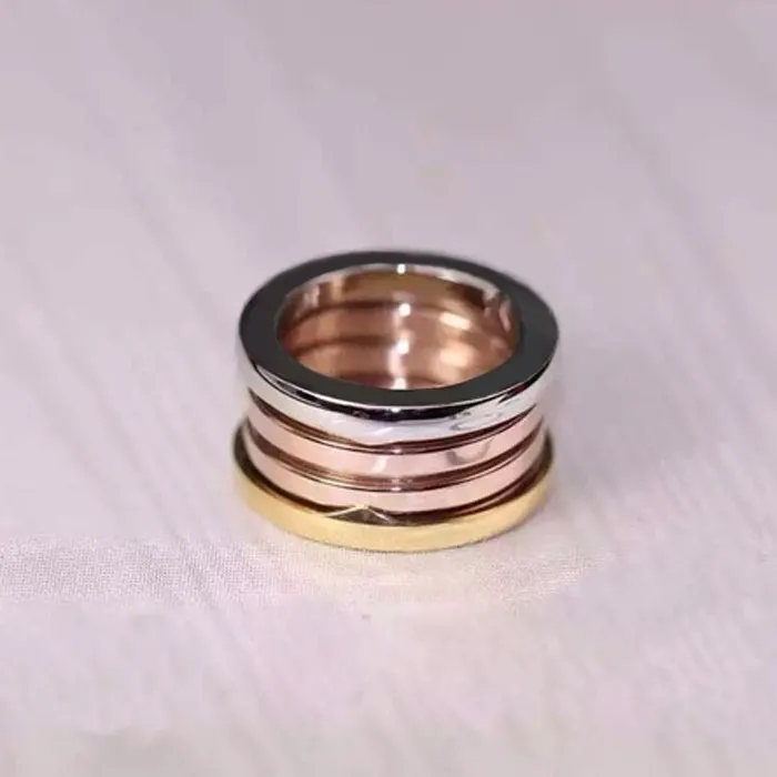 Königin Lotus Neue Berühmte Marke Edelstahl Frauen Ring 3 Farben Überzogen Mode Schmuck Whole270U