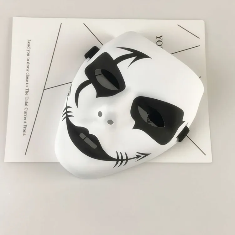 1pc White Blank Face Mask, Suitable For Parties, Dancing, Performances And  Stages