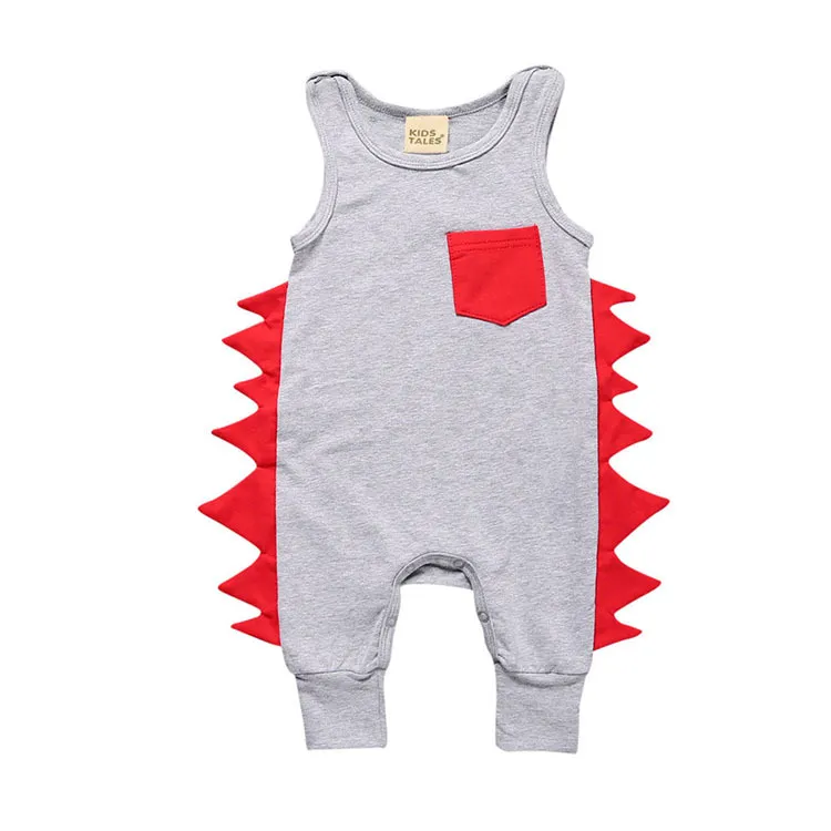 Chaud bébé garçon vêtements coton barboteuses infantile garçons été dinosaure modèle barboteuse garçons vêtements enfants combinaisons nouveau-né vêtements body