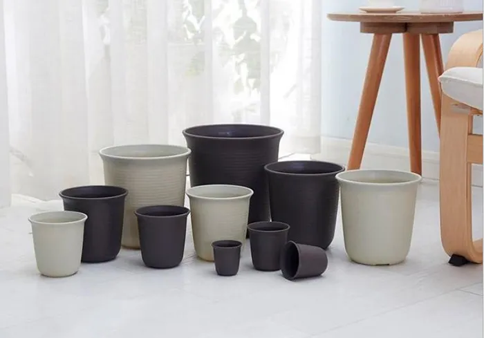 Vente en gros de polonais terne jardin pépinière plastique fleur de bonsaï pots pour plantation, plants de plants, jardinières de jardin durables