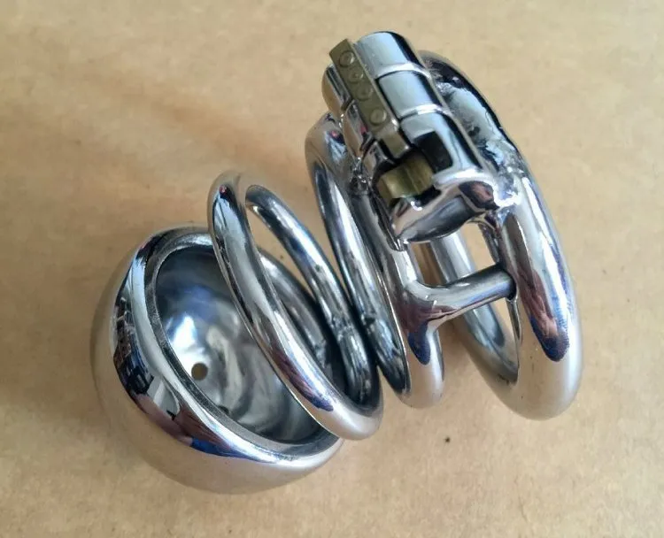 Cintura dispositivo di castità maschile in acciaio inossidabile Gabbia cazzi piccoli con catetere dal suono uretrale rimovibile SM Sex Toys