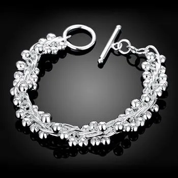 Wholesale - Retail lowest price Christmas gift, new 925 silver fashion Bracelety B019