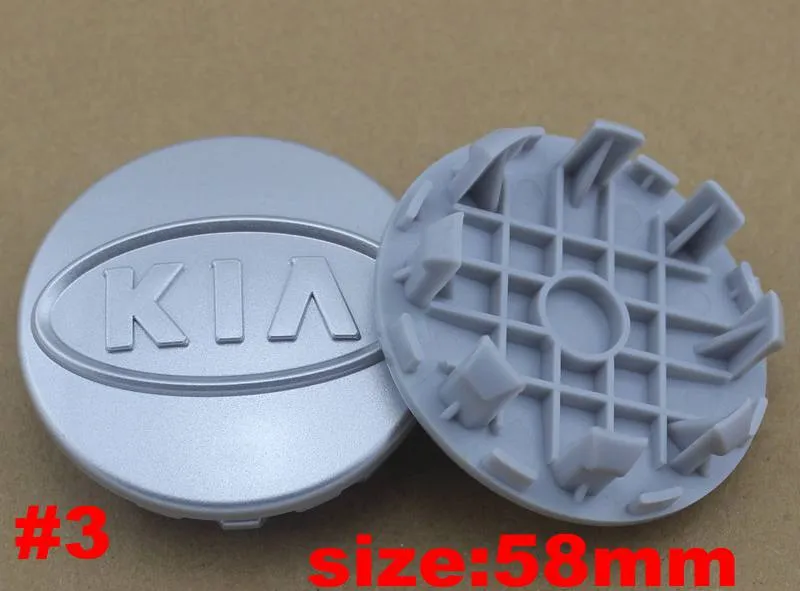 58 mm koła czapki czapki środkowe FIT Kia Ceratoeuropean StyleSportagesportageK312K5Models Show Seuloptim9722804